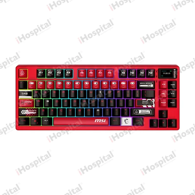 MSI Forge GK600 Mechanical Keyboard – 75% Layout, RGB, Bluetooth/2.4GHz, Hot-Swappable