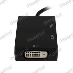 DisplayPort to VGA/DVI/HDMI Adapter – 3-in-1