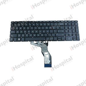 Keyboard for HP Pavilion 15-DW / 15-DS / 15-DY / 15-CS / 15-DQ (Black / Silver)