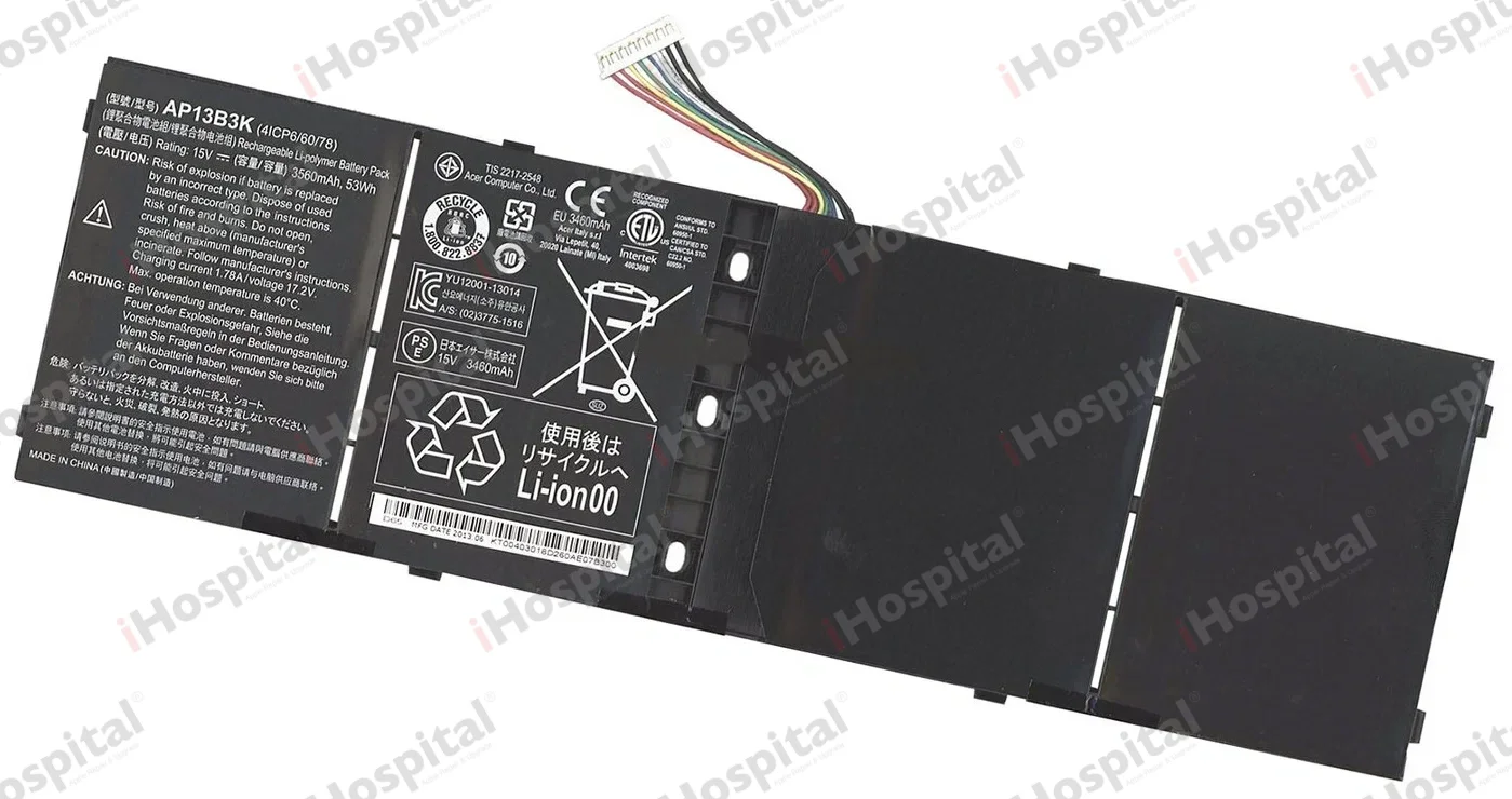 Original Battery AP13B3K for Acer V5 M5-583 / V5-472 | 15.0V 53Wh