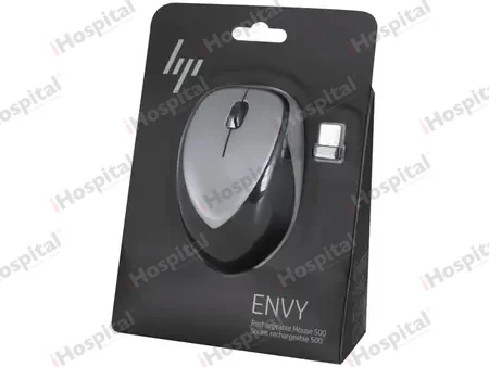 HP ENVY Rechargeable Mouse 500 – Silver (2LX92AA), 1600 DPI