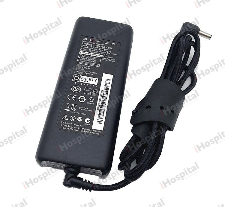 Original Razer Blade 165W Laptop Charger 19.8V 8.33A – 5.5×2.5mm (RC30-0165)