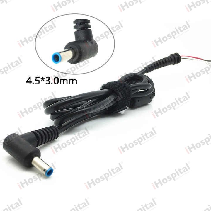 HP Laptop DC Power Cable – 4.5×3.0mm Blue Pin, 1.2–1.8m