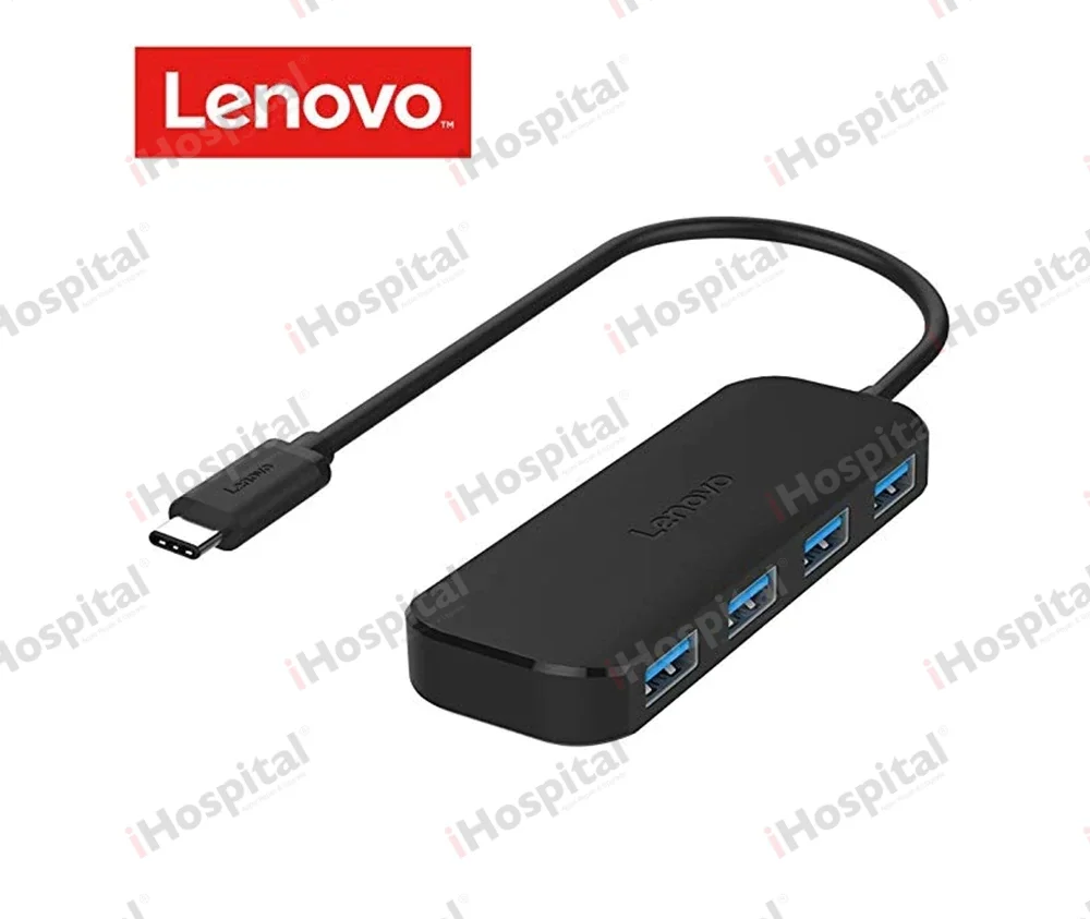 Lenovo C611 USB-C Hub – 4× USB 3.0 Ports