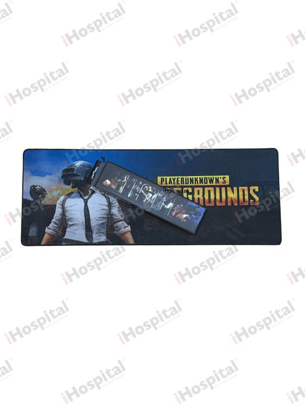 PUBG Gaming Mouse Pad – 300×800mm, 4mm Thick, Boxed