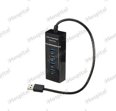 USB 3.0 Hub – 4 Ports, 30cm Cable, LED Indicator (303A)