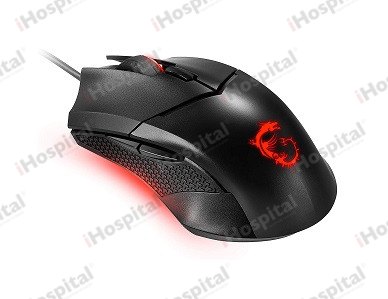 MSI Clutch GM08 Gaming Mouse – 4200 DPI, Optical Sensor, RGB LED