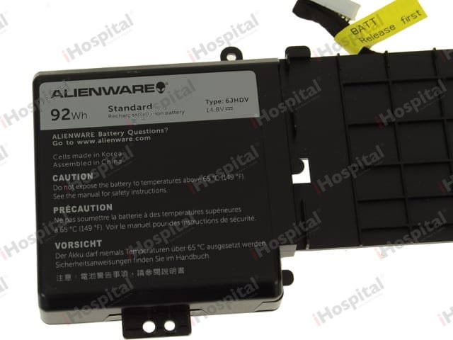 Battery 6JHDV for Alienware – 14.8V, 92Wh