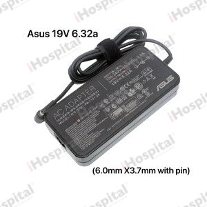 Original ASUS 120W Laptop Charger 19V 6.32A – 6.0×3.7mm (02-3372-3003)