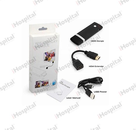 Wireless Display Dongle – Screen Mirroring, Miracast, 1080p