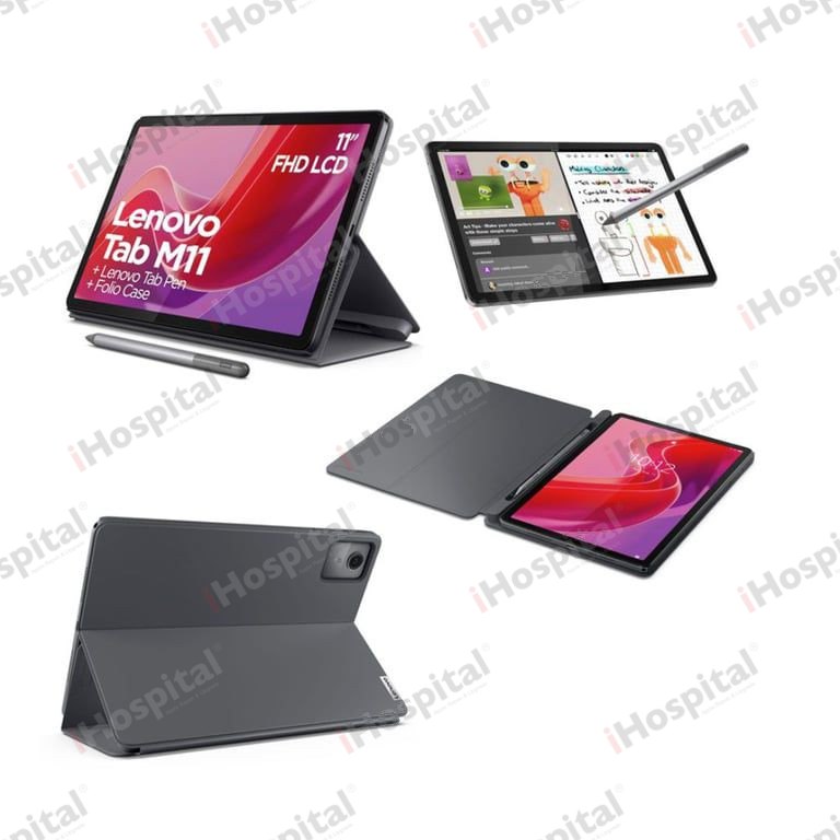 Lenovo Tab M11 TB330FU 4GB RAM 64GB Storage 11" with Pen + Folio Case