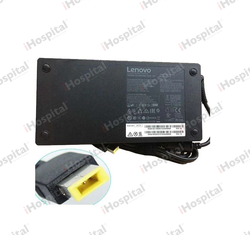 Original Lenovo 230W USB Laptop Charger 20V 11.5A – Square Plug (ADL230NDC3A)