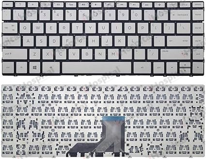Keyboard for HP Envy 13-AH / 13-AC (Silver)