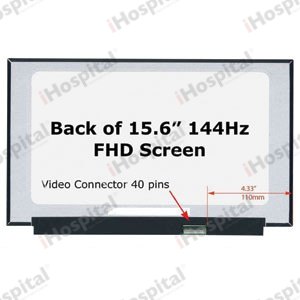 B156HAN08.0 15.6" Full HD Replacement LCD Screen 40 Pin No Brackets
