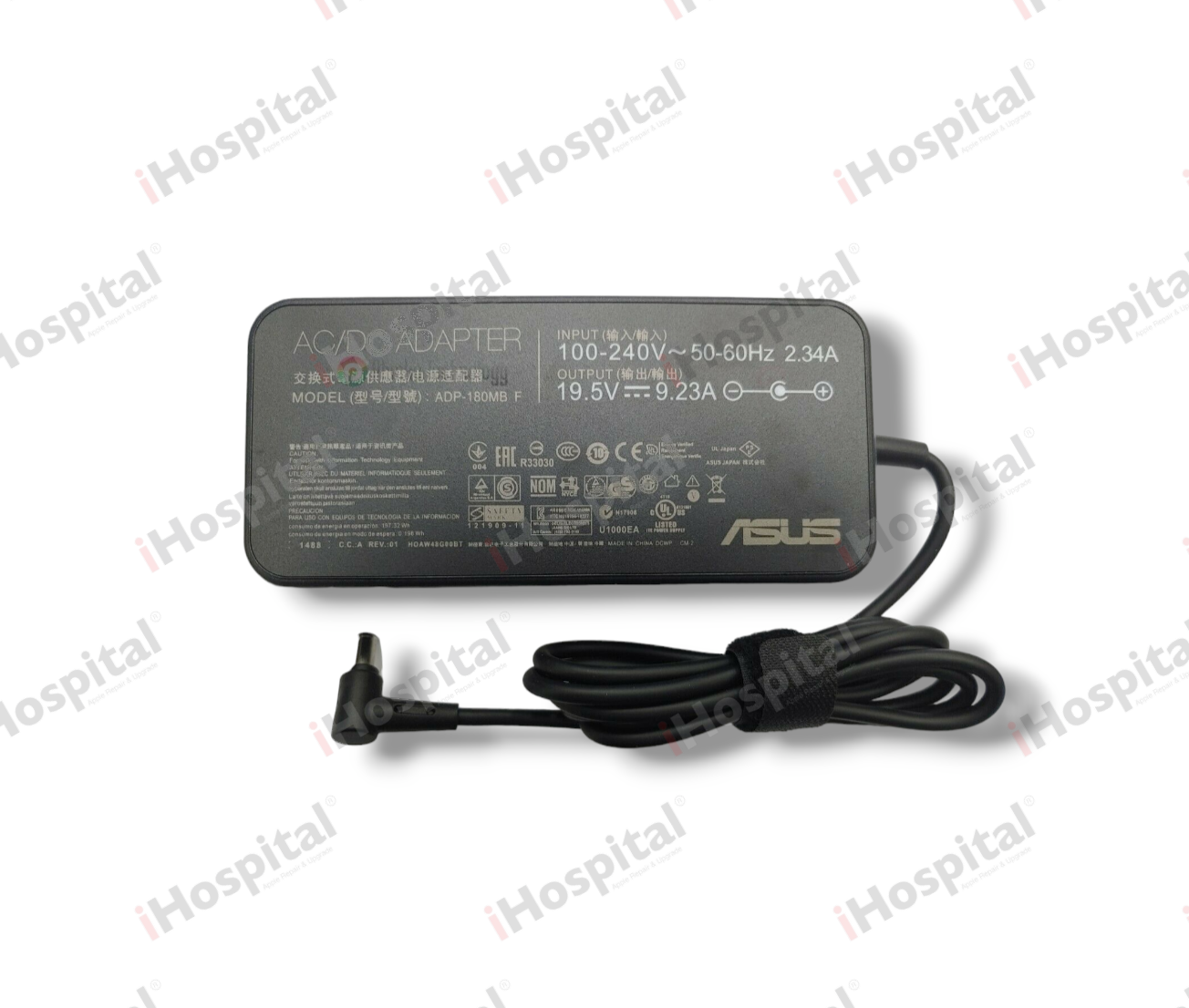 Original ASUS 180W Laptop Charger 19.5V 9.23A – 6.0×3.7mm (HOAW48G00BT)