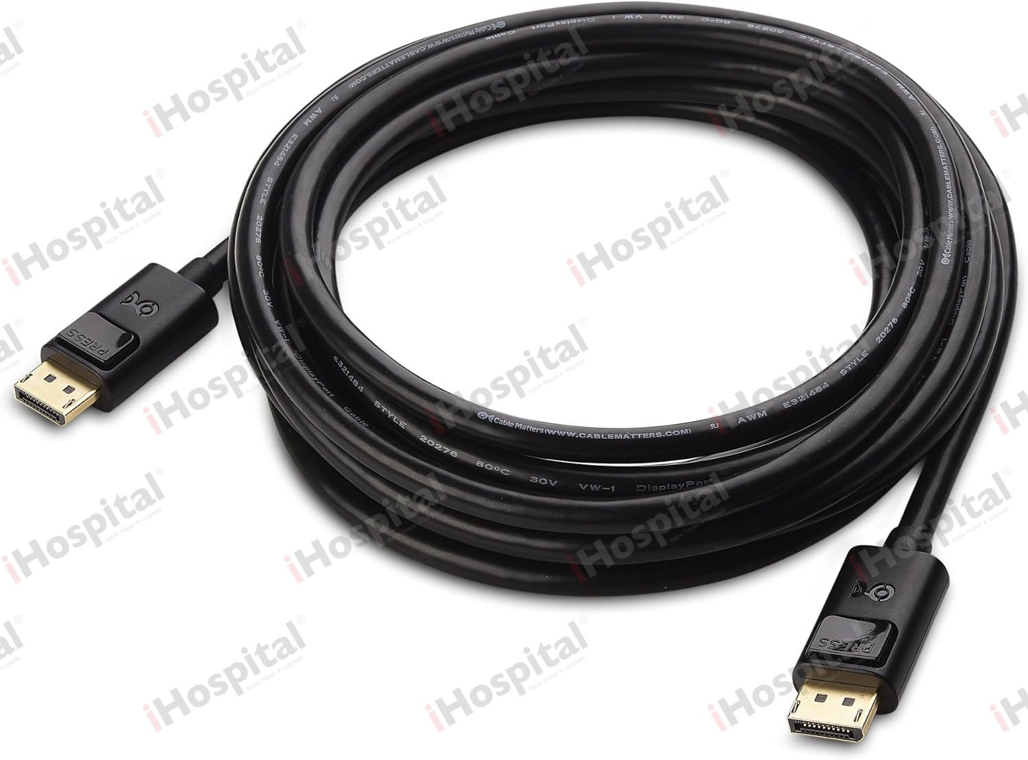 DisplayPort to DisplayPort Cable – 4K, 1.8m/3m