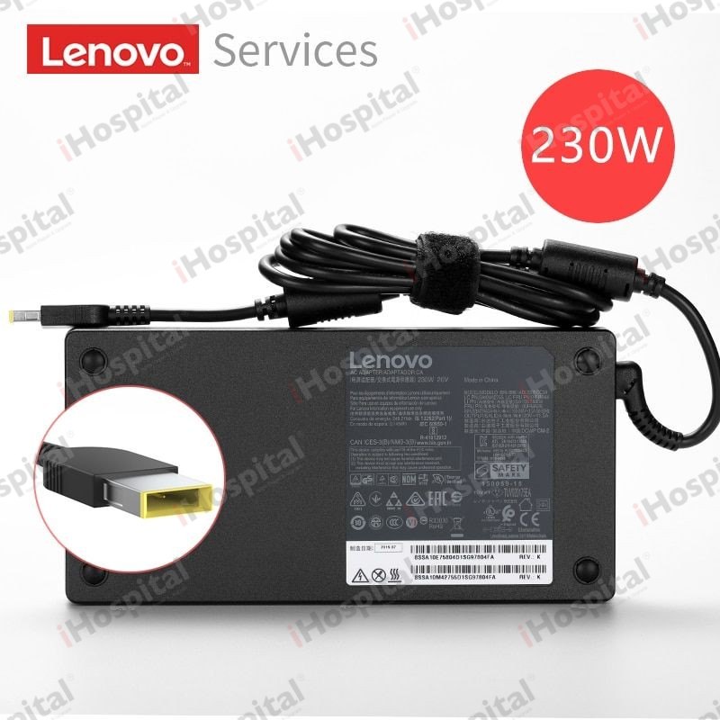 Original Lenovo 230W Laptop Charger 20V 11.5A – USB (ADL230ND 3A)
