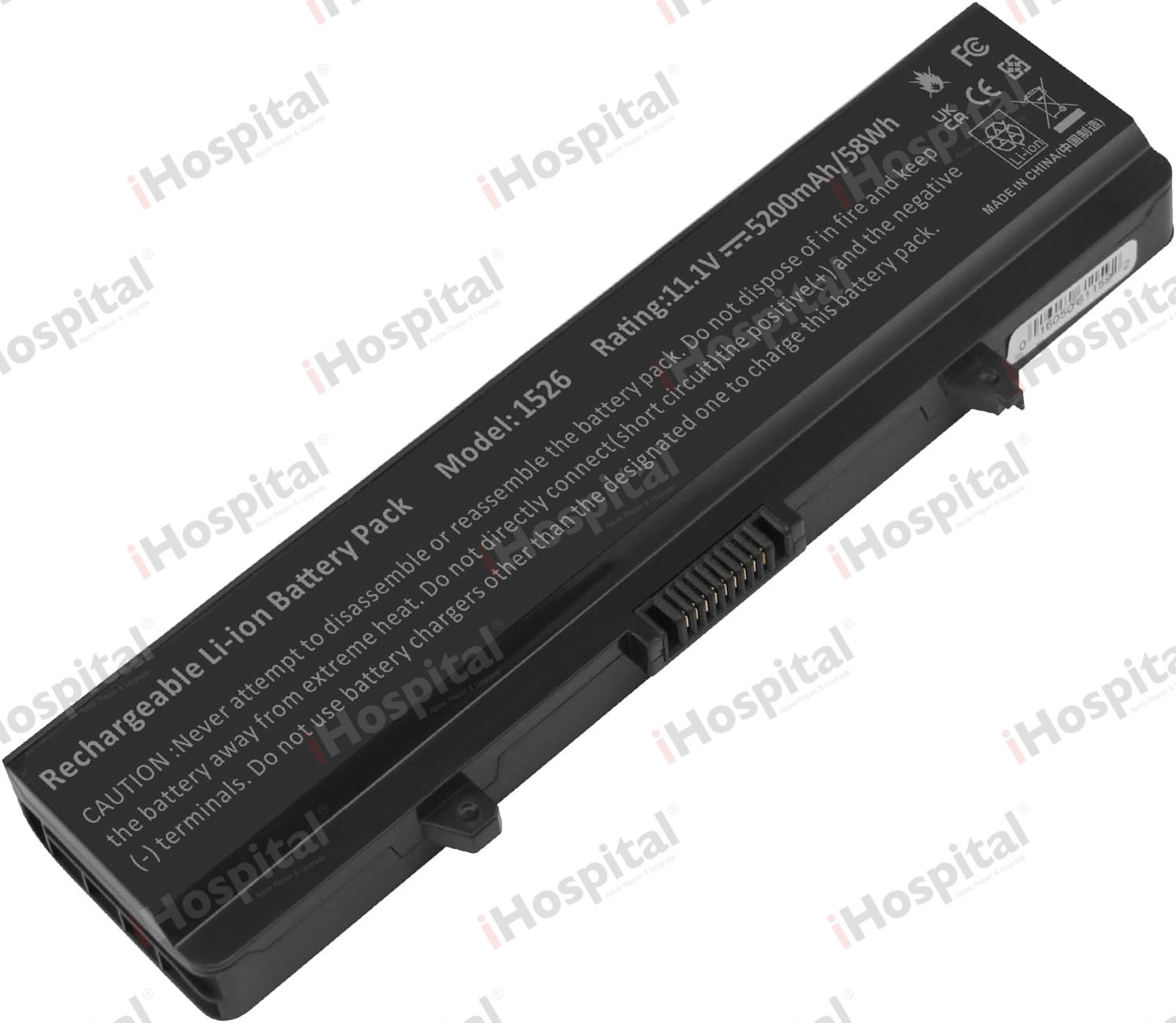 Replacement Dell Battery DL1525 | 11.1V 49Wh