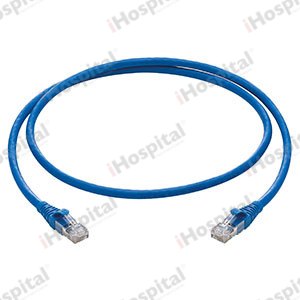 CAT6 Patch Cord – Blue, Shielded, 10Gbps, Multiple Lengths (0.5–5m)