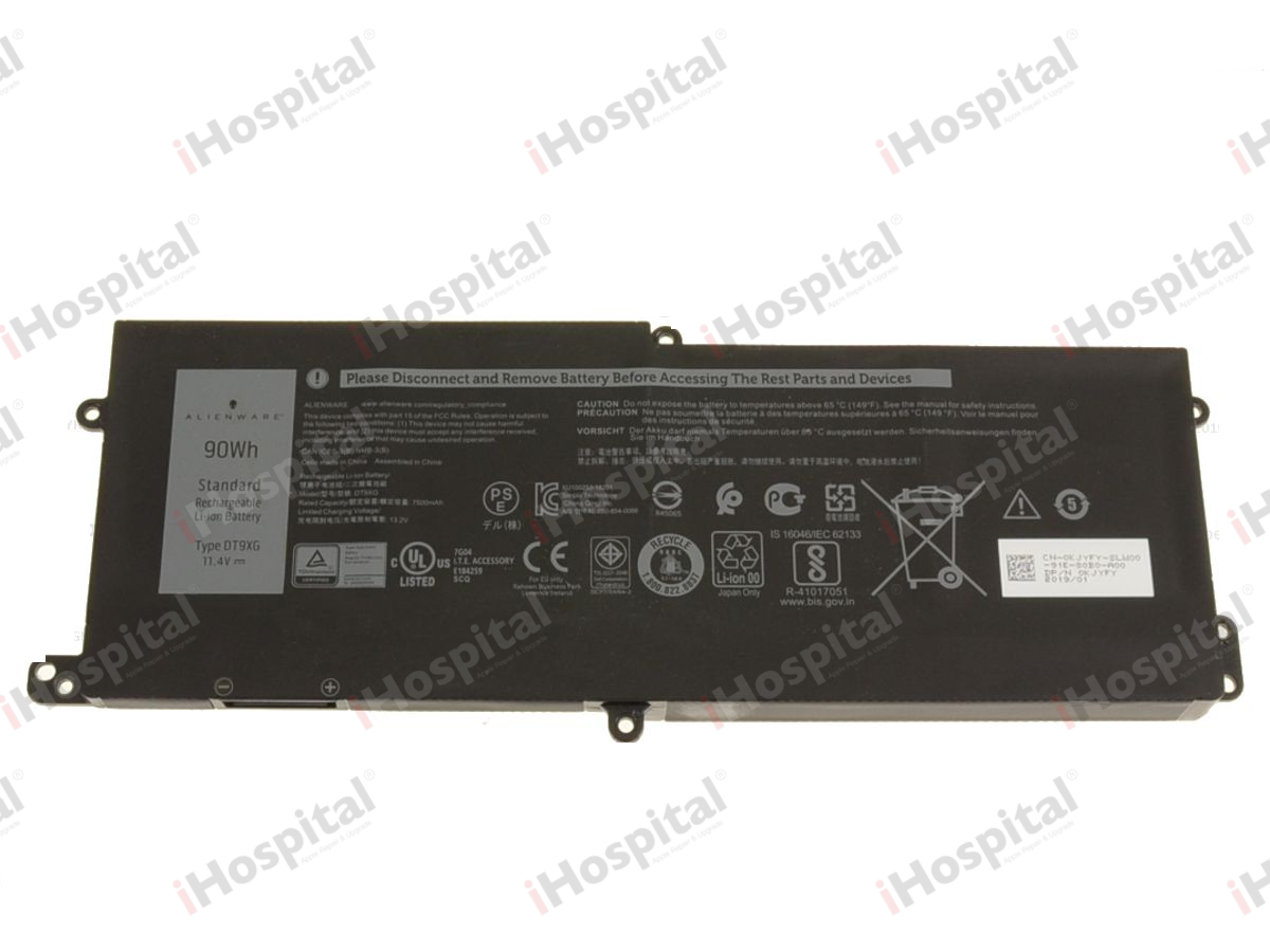 Original Battery DT9XG / KJYFY for Dell Alienware AREA-51M