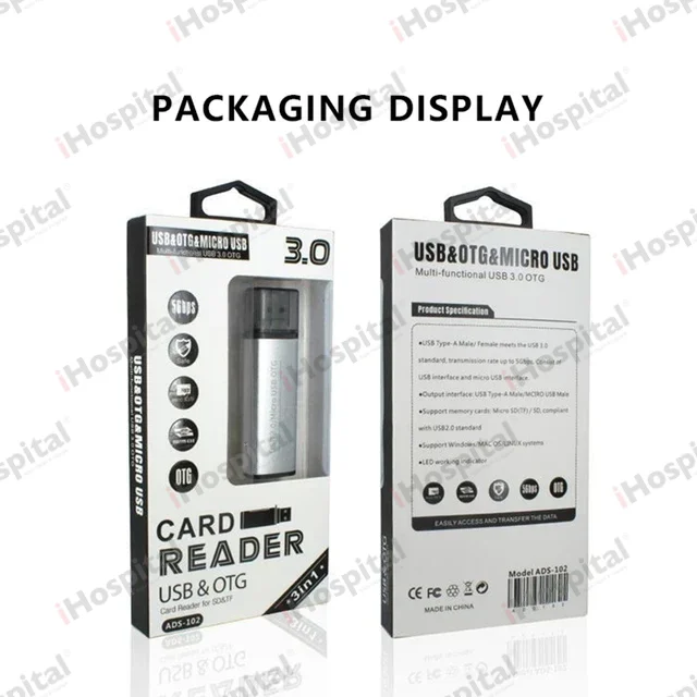 USB 3.0 OTG Card Reader – SD/TF