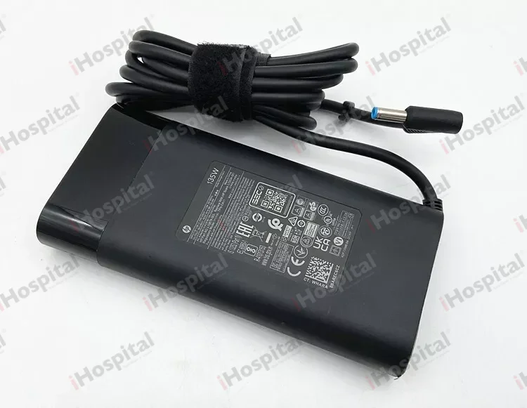 Original HP OMEN 135W Laptop Charger 19.5V 6.9A – 4.5×3.0mm Blue Pin (TPN-DA11)