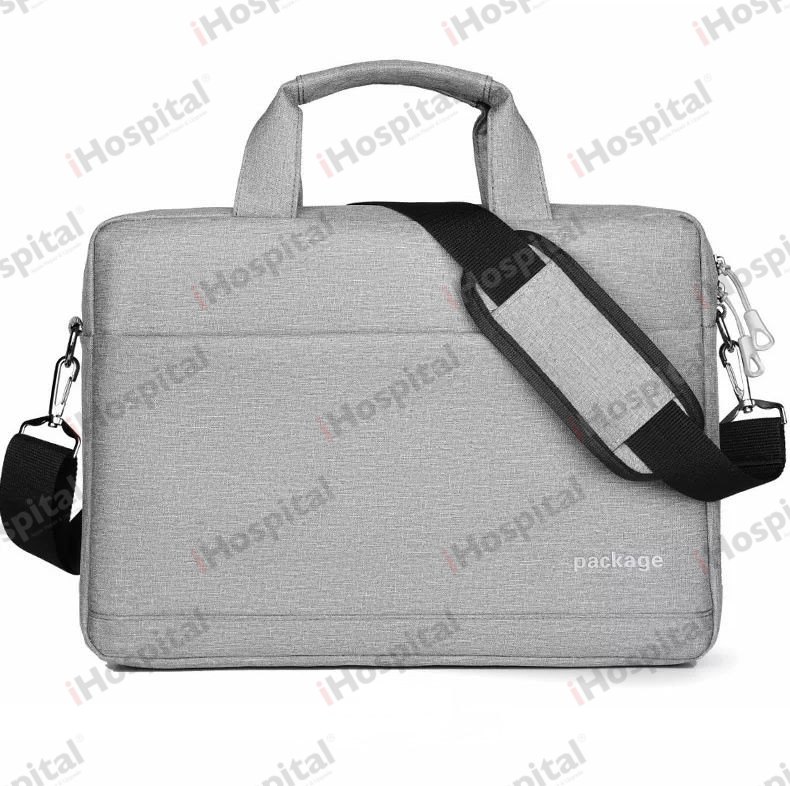 Package B-023 Laptop Bag – 15.6-16 Inches, Silver, Water-Repellent