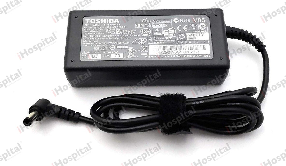 Replacement Toshiba 65W Laptop Charger 19V 3.42A – 5.5×2.5mm (SADP-65KBA)