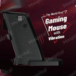 Ragnok 2 Gun-Shaped Gaming Mouse – Wireless 2.4GHz, Blue Switch Trigger