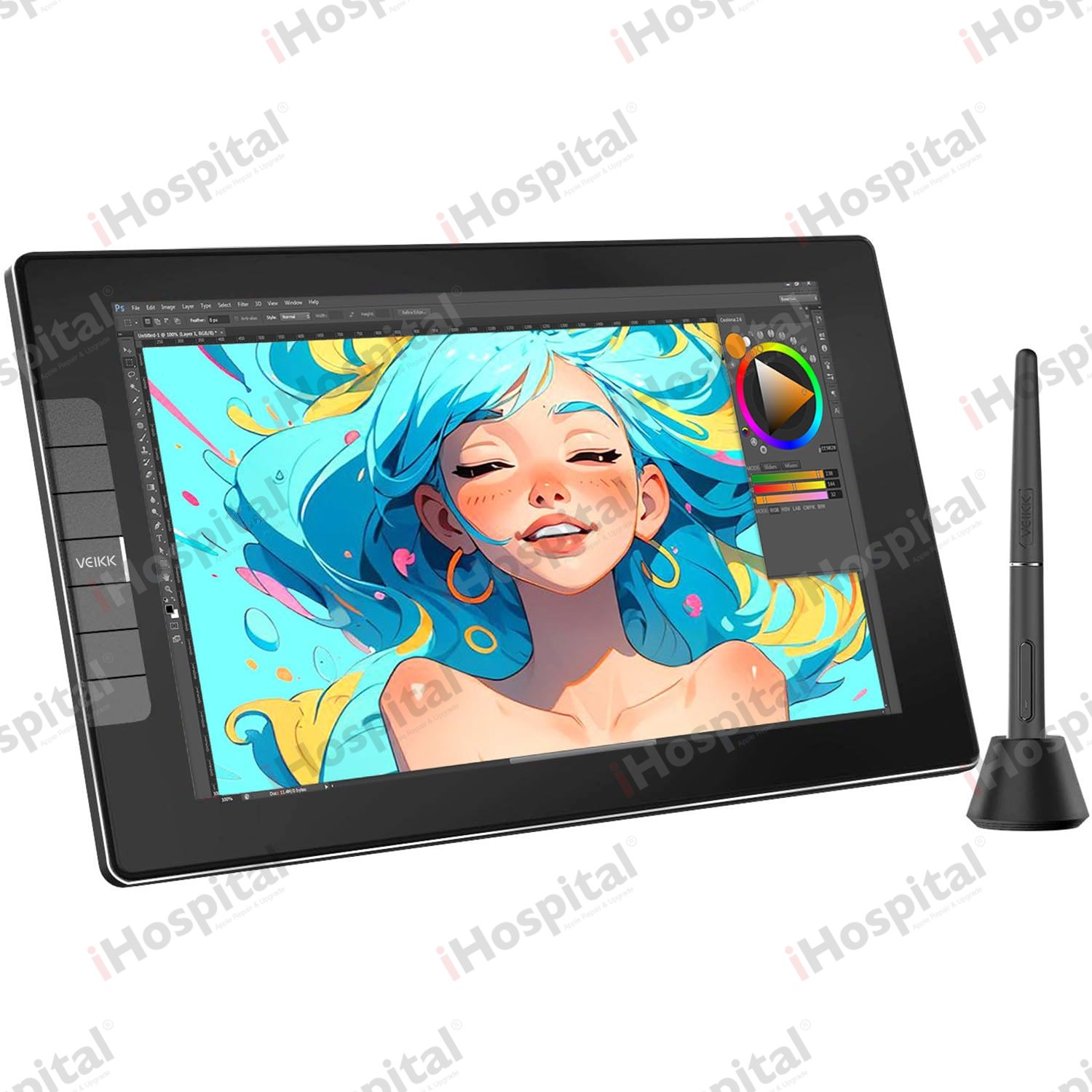 VEIKK VK1200 V2 Graphics Drawing Tablet with Screen, 11.6 Inch Full-HD Pen Display