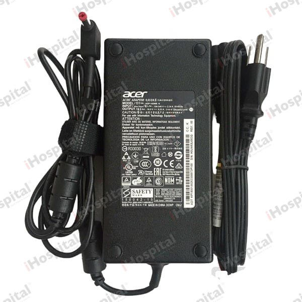 Original Acer 180W Laptop Charger 19.5V 9.23A – 5.5×1.7mm (180MB K)