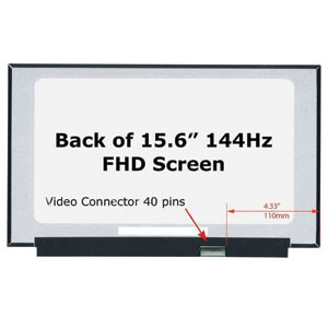 B156HAN08.0 15.6" Full HD Replacement LCD Screen 40 Pin No Brackets