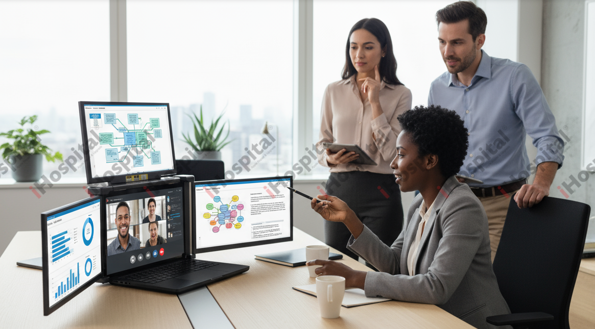 Portable Quad Monitor 14" *3 S680