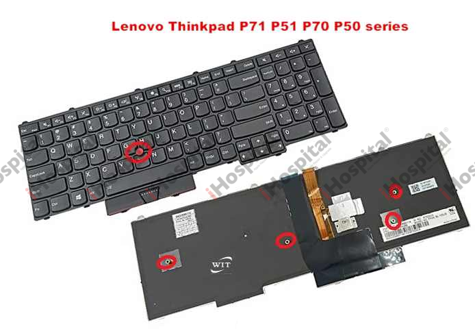 Lenovo ThinkPad P50 P51 P71 Laptop Keyboard - US Layout with Backlight & TrackPoint