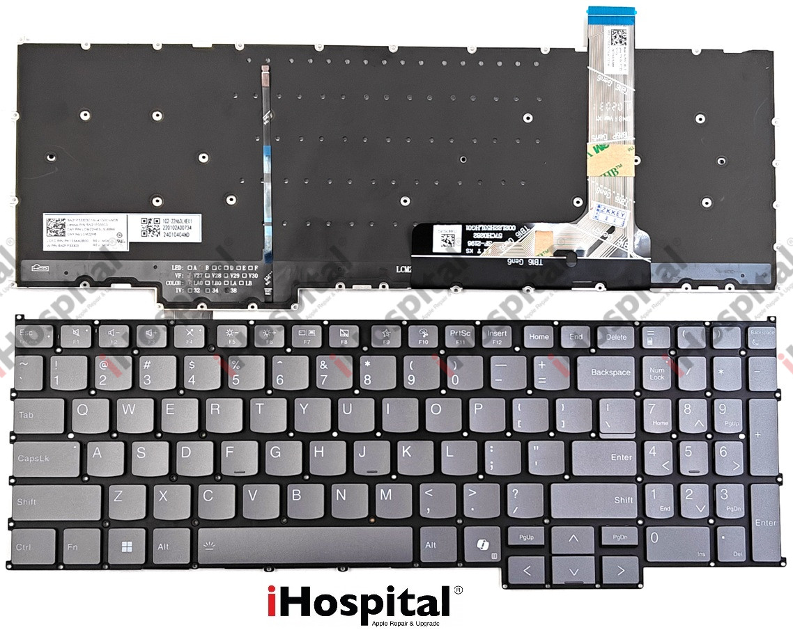 Keyboard ThinkBook 16 G6 Grey with Backlight