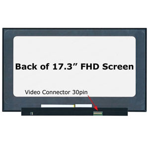 B173HAN04.8 17.3" Full HD Replacement LCD Screen 30 Pin No Brackets