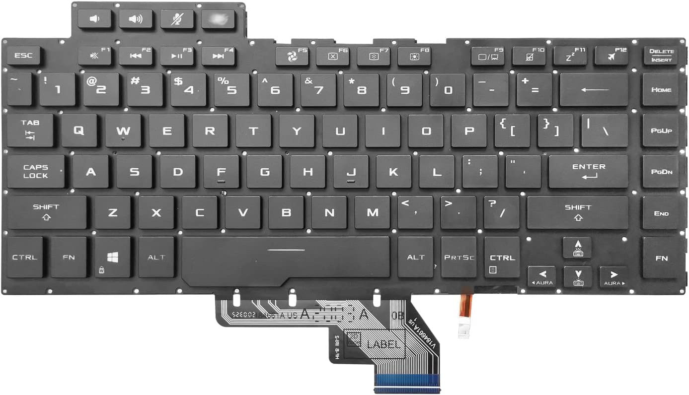 Keyboard ASUS ROG Zephyrus GA502 Backlight US Layout GX502-GA502G-GM502-GU502G