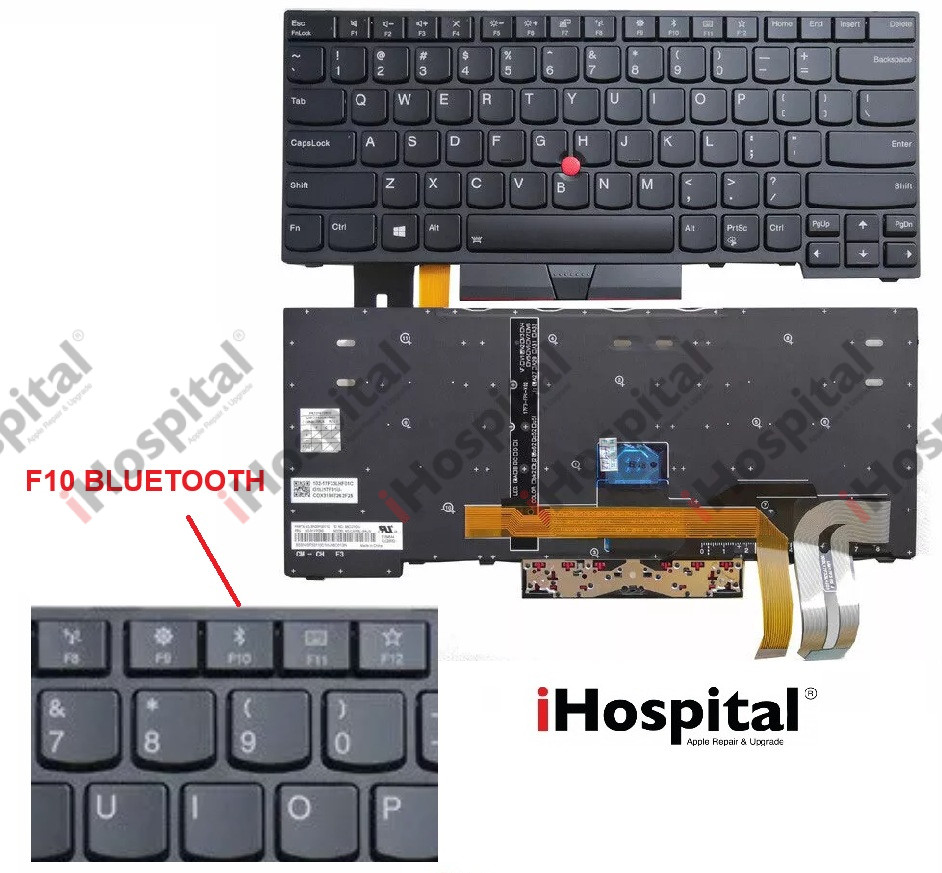 Keyboard Lenovo L390 L380 Gen 3 E480 L480 T480S E485 E495 T495