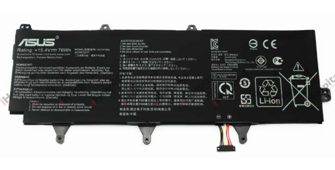 Genuine ASUS ROG Zephyrus S17 GX701 GX701G Battery C41N1802 | 15.4V 76Wh 4940mAh