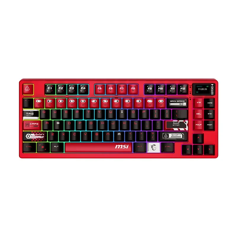 MSI FORGE GK600 MICHANICAL KEYBOARD 4000MAH DYNAMIC RGB BLUETOOTH 2.4G