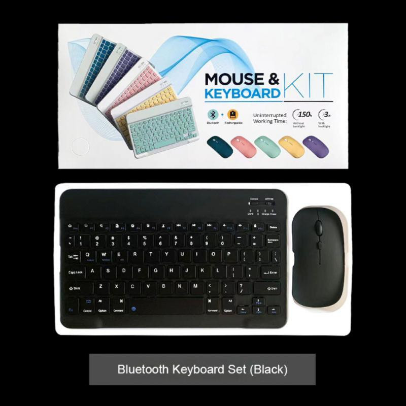 MINI MOUSE AND KEYBOARD KIT BLUETOOTH SUPPORTS IOS WINDOWS AND ANDROID DEVICES ARABIC ENGLISH