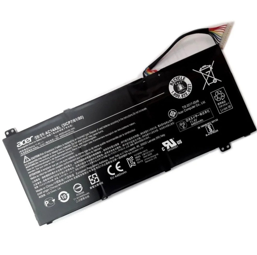 BATTERY ACER NITRO V15 VN7-571 AC14A8L 11.4V 52.5WH ORIGINAL