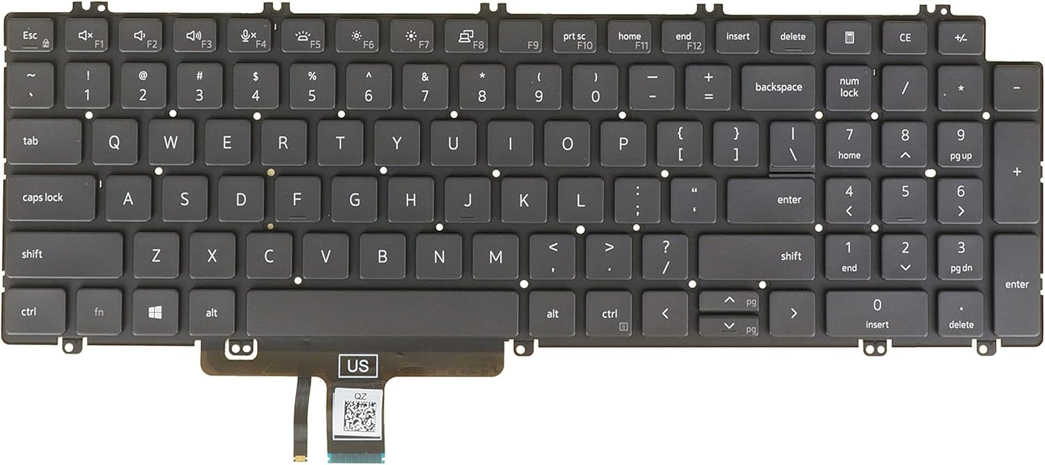 KEYBOARD DELL LATITUDE 5520-5521-5530 BACKLIGHT-N7N16 PRECISION 3560-3561