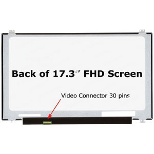 N173HCE-E31 17.3" Full HD Replacement LCD screen 30 Pin With Brackets