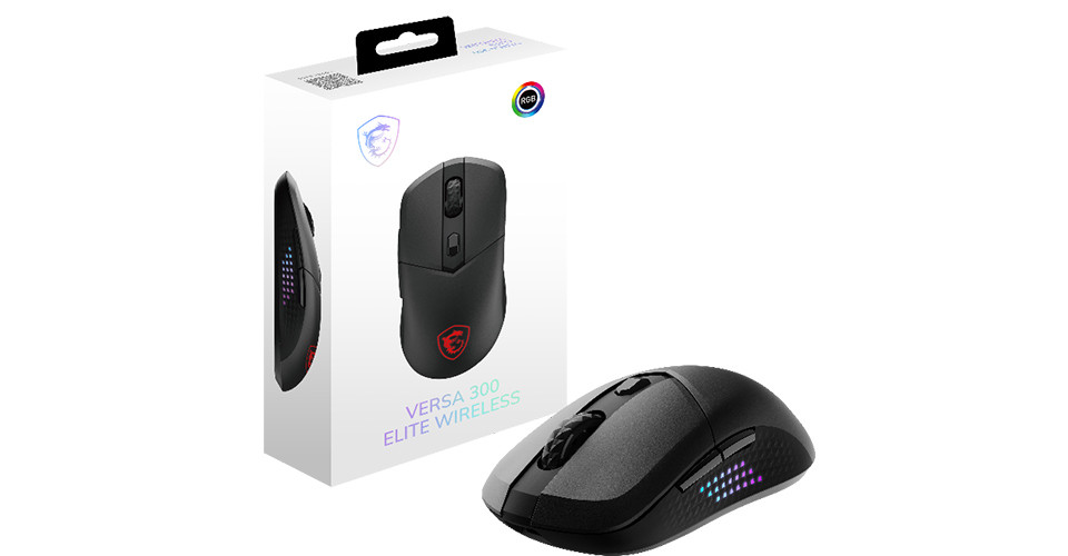 MSI VERSA 300 ELITE WIRELESS GAMING MOUSE