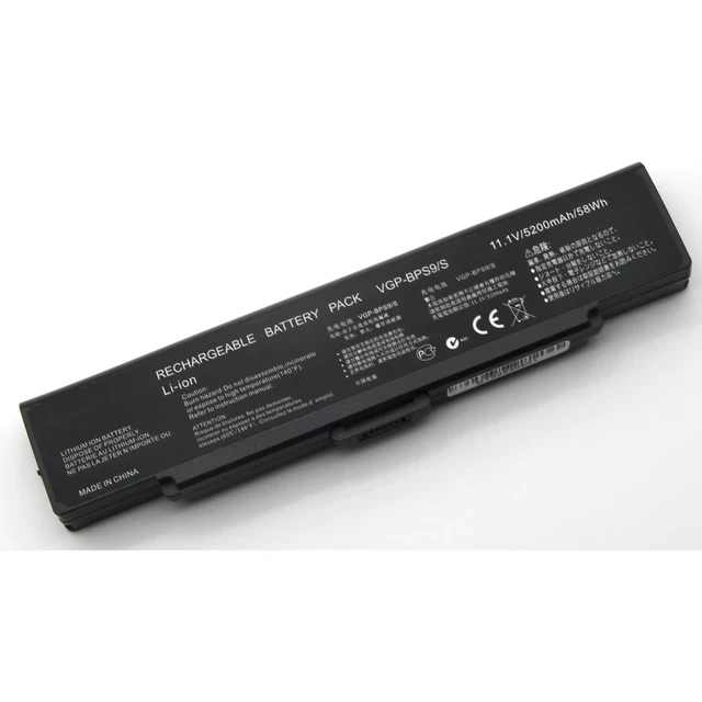 BATTERY SONY BPS9 11.1V 4.4AH 58WH REPLACEMENT