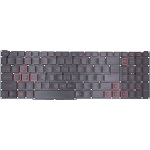 KEYBOARD ACER PREDATOR HELIOS 300 PH315-52 PH315-53 PH317-53 N17C3 US RED BACKLIT