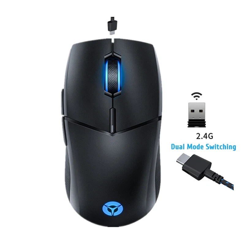 Lenovo LEGION M500 Wireless Gaming Mouse with 10000DPI 88g Weight PMW3325DB Gaming Sensor 2.4GHz Wireless