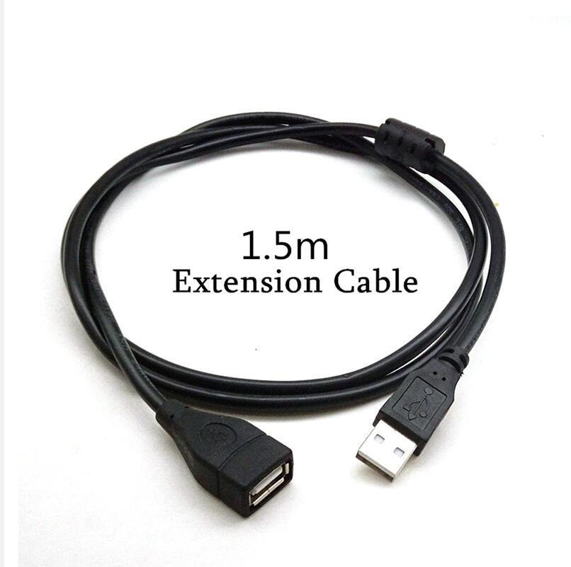 USB 2.0 EXTENTION CABLE 1.5M BLACK HEAD A-F USB EXTENTION DATA CABLE