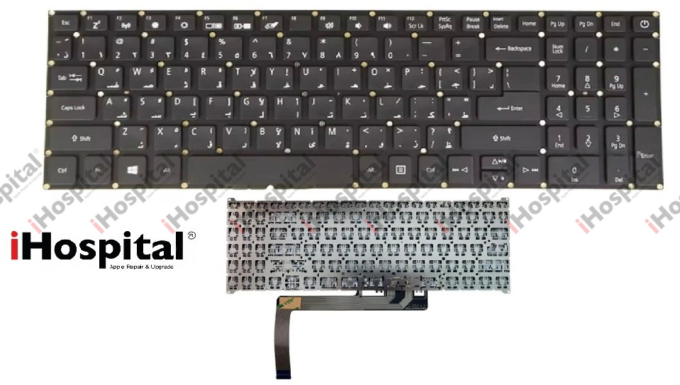 KEYBOARD ACER ASPIRE A315-59  A515-57 ARABIC